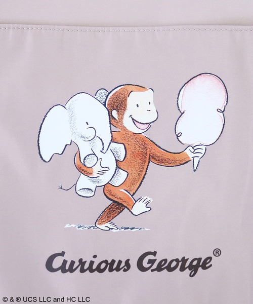 ACCOMMODE(アコモデ)の「【365Curious】Curious George サイズアップボストン(ボストンバッグ・レディース・ベージュ/ブラック・FREE)」の7枚目の写真