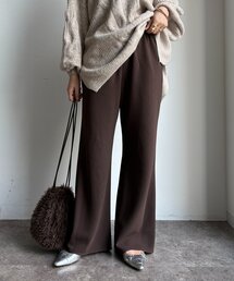 DouDou | バイヤスセミフレアパンツ(その他パンツ)