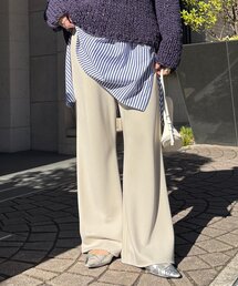 DouDou | バイヤスセミフレアパンツ(その他パンツ)