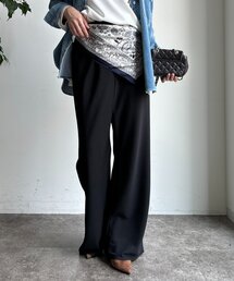 DouDou | バイヤスセミフレアパンツ(その他パンツ)