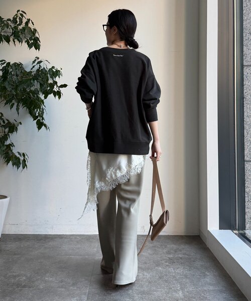 DouDou(ドゥドゥ)の「バイヤスセミフレアパンツ(その他パンツ・レディース・ブラウン/カーキ/ブラック/モスグリーン/ライトベージュ・36/38)」の10枚目の写真