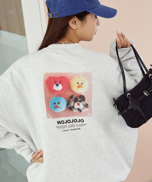 PUBLUX/パブリュクス mojojojo バックプリント アートスウェット 限定