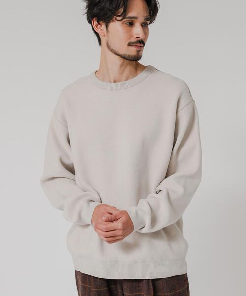 URBAN RESEARCH（アーバンリサーチ）の「モールニットプルオーバー（ニット/セーター・メンズ・アイボリー/グレー/ブラック/グリーン・MEDIUM/LARGE）」の17枚目の写真