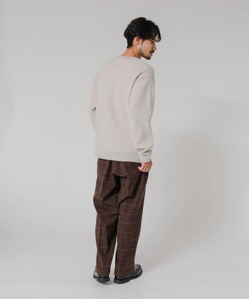 URBAN RESEARCH（アーバンリサーチ）の「モールニットプルオーバー（ニット/セーター・メンズ・アイボリー/グレー/ブラック/グリーン・MEDIUM/LARGE）」の21枚目の写真