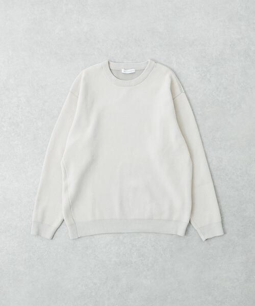 URBAN RESEARCH（アーバンリサーチ）の「モールニットプルオーバー（ニット/セーター・メンズ・アイボリー/グレー/ブラック/グリーン・MEDIUM/LARGE）」の22枚目の写真