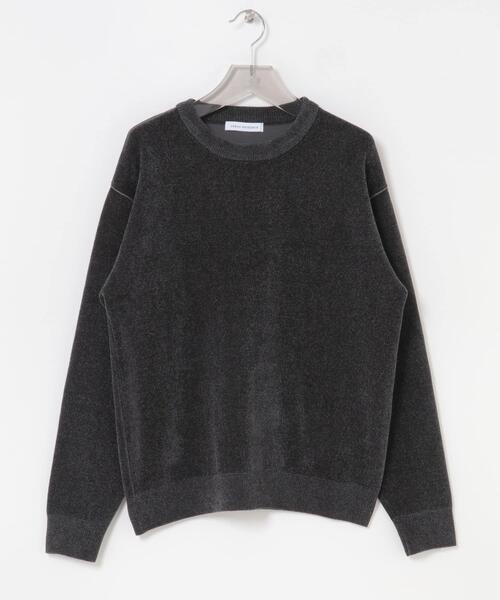 URBAN RESEARCH（アーバンリサーチ）の「モールニットプルオーバー（ニット/セーター・メンズ・アイボリー/グレー/ブラック/グリーン・MEDIUM/LARGE）」の5枚目の写真