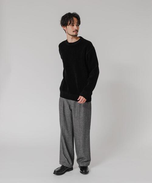 URBAN RESEARCH（アーバンリサーチ）の「モールニットプルオーバー（ニット/セーター・メンズ・アイボリー/グレー/ブラック/グリーン・MEDIUM/LARGE）」の11枚目の写真