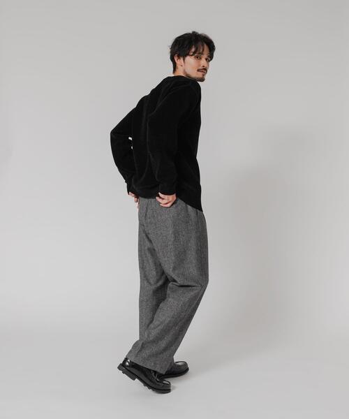 URBAN RESEARCH（アーバンリサーチ）の「モールニットプルオーバー（ニット/セーター・メンズ・アイボリー/グレー/ブラック/グリーン・MEDIUM/LARGE）」の12枚目の写真