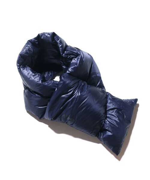 NANGA(ナンガ)の「【NANGA/ナンガ】PORTABLE LIGHT DOWN MUFFLER /ダウンマフラー/ショート/ユニセックス【WEB限定】(ネックウォーマー/スヌード・メンズ・モカ/ネイビー/ブラック・フリー)」の9枚目の写真