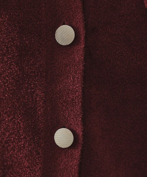 OPAQUE.CLIP（オペークドットクリップ）の「モールニットクルーカーディガン【洗濯機OK】（カーディガン/ボレロ・レディース・ライトグレー/ブラック/ボルドー・40/38/42）」の11枚目の写真