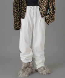 there is nothing（ゼアイズナッシング）の「レイヤードデザインワイドスウェットパンツ（スウェットパンツ）」