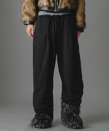 there is nothing（ゼアイズナッシング）の「レイヤードデザインワイドスウェットパンツ（スウェットパンツ）」