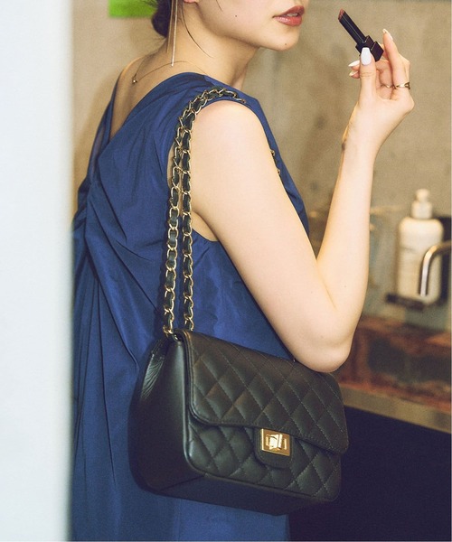 maison-vincent（メゾンヴァンサン）の「《追加》Maison Vincent/メゾンヴァンサン チェーンバッグ（ショルダーバッグ・レディース・ブラック/ベージュ・FREE）」の14枚目の写真