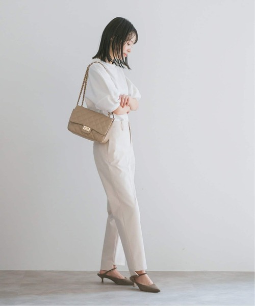 maison-vincent（メゾンヴァンサン）の「《追加》Maison Vincent/メゾンヴァンサン チェーンバッグ（ショルダーバッグ・レディース・ブラック/ベージュ・FREE）」の10枚目の写真