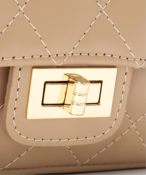 maison-vincent（メゾンヴァンサン）の「《追加》Maison Vincent/メゾンヴァンサン チェーンバッグ（ショルダーバッグ・レディース・ブラック/ベージュ・FREE）」の7枚目の写真