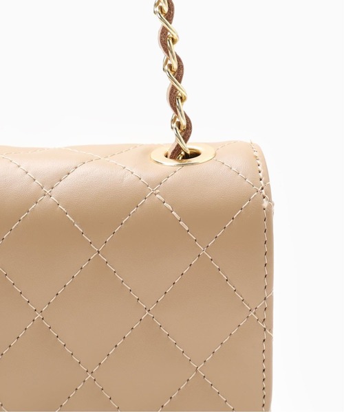 maison-vincent（メゾンヴァンサン）の「《追加》Maison Vincent/メゾンヴァンサン チェーンバッグ（ショルダーバッグ・レディース・ブラック/ベージュ・FREE）」の4枚目の写真