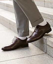 LUGG NAGG（ラグナグ）の「【Stnd works/スタンドワークス】撥水加工 PUレザー 内羽根 ストレートチップ ドレスシューズ（ドレスシューズ）」