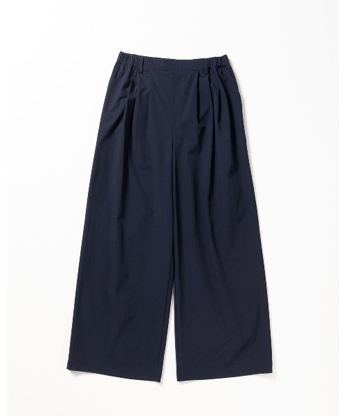 THOUSAND MILE（サウザンドマイル）の「[L's]LONG WIDE PANTS NY/PU/ロングワイドパンツ【撥水,４WAYストレッチ, UVカット】（その他パンツ・レディース・レンガ/オリーブ/チャコールグレー/ネイビー/ブラック/カーキ・L/M）」の5枚目の写真