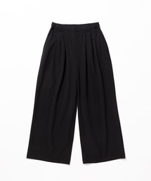 [L's]LONG WIDE PANTS NY/PU/ロングワイドパンツ【撥水,４WAYストレッチ, UVカット】