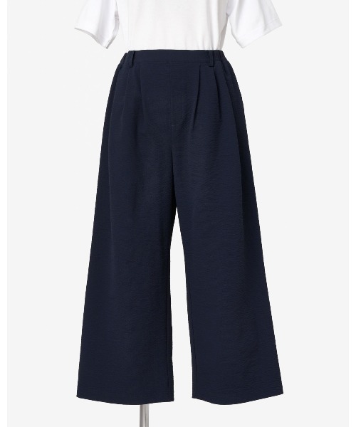 THOUSAND MILE（サウザンドマイル）の「[L's]LONG WIDE PANTS NY/PU/ロングワイドパンツ【撥水,４WAYストレッチ, UVカット】（その他パンツ・レディース・レンガ/オリーブ/チャコールグレー/ネイビー/ブラック/カーキ・L/M）」の21枚目の写真