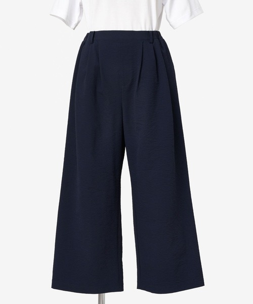 THOUSAND MILE（サウザンドマイル）の「[L's]LONG WIDE PANTS NY/PU/ロングワイドパンツ【撥水,４WAYストレッチ, UVカット】（その他パンツ・レディース・レンガ/オリーブ/チャコールグレー/ネイビー/ブラック/カーキ・L/M）」の16枚目の写真