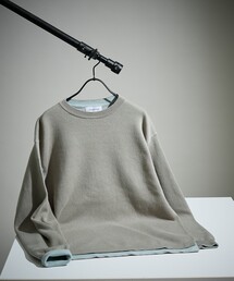 ABAHOUSE | 【リバーシブルカラー】14Gコットン ニットスウェット / クルーネックプルオーバー(ニット/セーター)