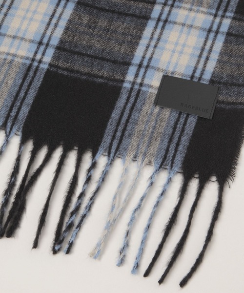 BIGチェックストールマフラー（マフラー）｜RAGEBLUE（レイジ