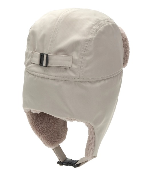 DC SHOES(ディーシーシューズ)の「25 WR PILOT CAP /DCロゴワンポイントアジャスター付きパイロットキャップ(帽子)(キャップ・メンズ・ベージュ系その他/ベージュ系その他2/ブラック×ブラック/ブラック系その他・FREE)」の20枚目の写真