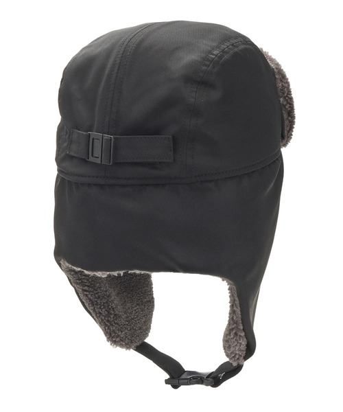 DC SHOES(ディーシーシューズ)の「25 WR PILOT CAP /DCロゴワンポイントアジャスター付きパイロットキャップ(帽子)(キャップ・メンズ・ベージュ系その他/ベージュ系その他2/ブラック×ブラック/ブラック系その他・FREE)」の9枚目の写真