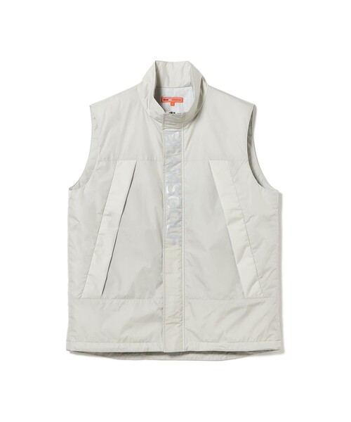 BEAMS GOLF（ビームスゴルフ）の「ORANGE LABEL / パッデッド ベスト（撥水）（ベスト・メンズ・チャコールグレー/ライトグレー/ベージュ・MEDIUM/LARGE/SMALL/X-LARGE）」の4枚目の写真