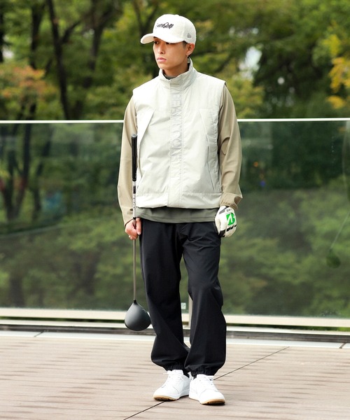 BEAMS GOLF（ビームスゴルフ）の「ORANGE LABEL / パッデッド ベスト（撥水）（ベスト・メンズ・チャコールグレー/ライトグレー/ベージュ・MEDIUM/LARGE/SMALL/X-LARGE）」の12枚目の写真