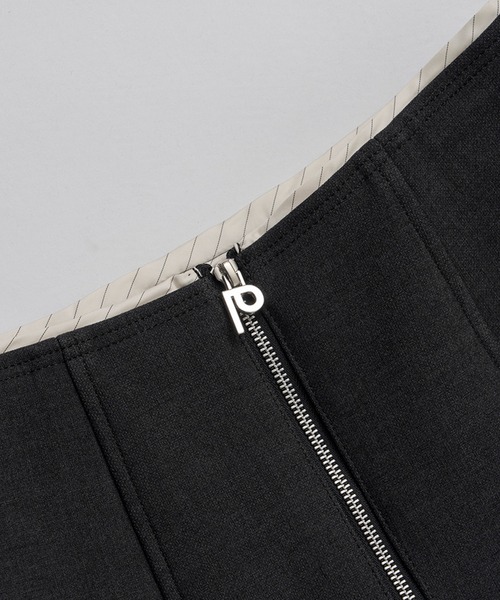 PRANK PROJECT（プランクプロジェクト）の「フォルムフレアスカート / Form Flare Skirt（スカート・レディース・チャコールグレー/ブラック・36/38）」の14枚目の写真