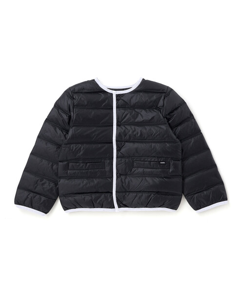 BeBe（ベベ）の「パイピング配色タフタライトダウンブルゾン（ダウンジャケット/コート・キッズ・ベージュ/ブラック・100cm/120cm/90cm/110cm/130cm/140cm/150cm）」の10枚目の写真