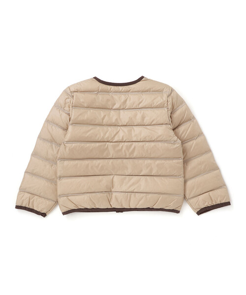 BeBe（ベベ）の「パイピング配色タフタライトダウンブルゾン（ダウンジャケット/コート・キッズ・ベージュ/ブラック・100cm/120cm/90cm/110cm/130cm/140cm/150cm）」の12枚目の写真