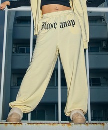 ANAP | I LOVE anap プリント スウェット パンツ(スウェットパンツ)