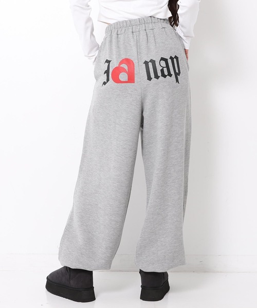 ANAP（アナップ）の「I LOVE anap プリント スウェット パンツ（スウェットパンツ・レディース・ブラック/グレー/ライトイエロー・F）」の3枚目の写真