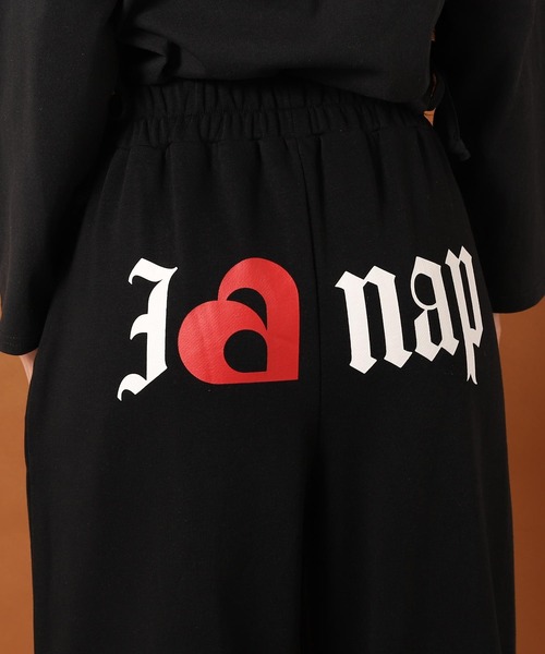 ANAP（アナップ）の「I LOVE anap プリント スウェット パンツ（スウェットパンツ・レディース・ブラック/グレー/ライトイエロー・F）」の9枚目の写真