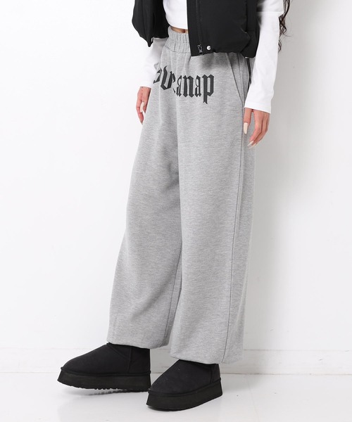ANAP（アナップ）の「I LOVE anap プリント スウェット パンツ（スウェットパンツ・レディース・ブラック/グレー/ライトイエロー・F）」の11枚目の写真
