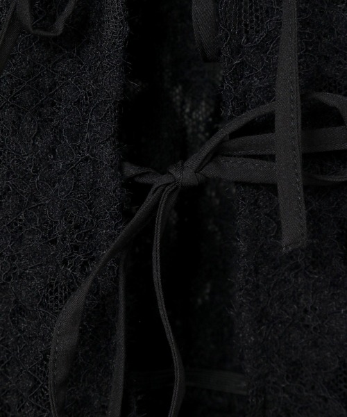 PAGEBOY（ページボーイ）の「イレヘムレースキャミワンピース（チュニック・レディース・オフホワイト/ブラック・FREE）」の16枚目の写真