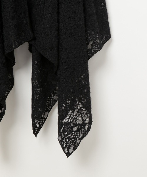 PAGEBOY（ページボーイ）の「イレヘムレースキャミワンピース（チュニック・レディース・オフホワイト/ブラック・FREE）」の13枚目の写真