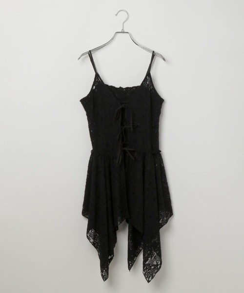 PAGEBOY（ページボーイ）の「イレヘムレースキャミワンピース（チュニック・レディース・オフホワイト/ブラック・FREE）」の14枚目の写真