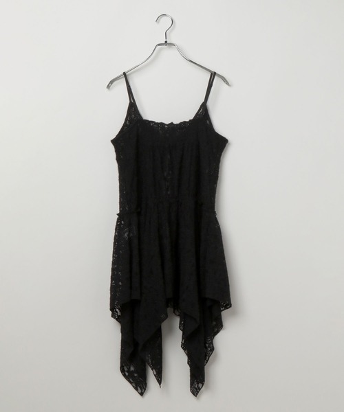PAGEBOY（ページボーイ）の「イレヘムレースキャミワンピース（チュニック・レディース・オフホワイト/ブラック・FREE）」の15枚目の写真
