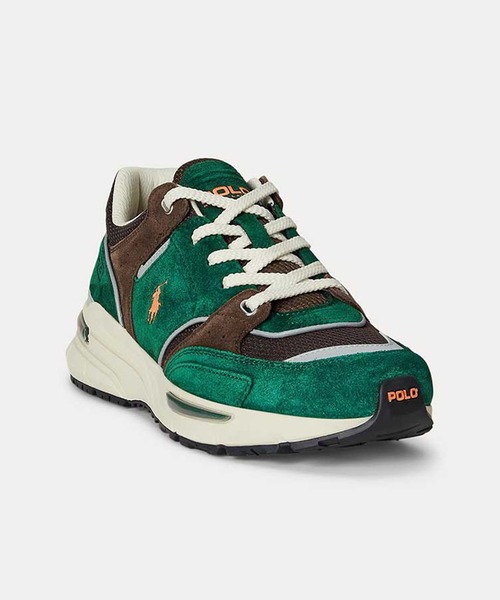 POLO RALPH LAUREN（ポロ ラルフ ローレン）の「ポロ ラルフ ローレン TRACKSTR 250 トラックスター 250  スニーカー（スニーカー・レディース・グリーン系その他・50/60/70/40）」の2枚目の写真