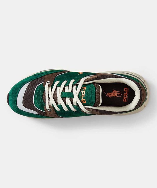 POLO RALPH LAUREN（ポロ ラルフ ローレン）の「ポロ ラルフ ローレン TRACKSTR 250 トラックスター 250  スニーカー（スニーカー・レディース・グリーン系その他・50/60/70/40）」の3枚目の写真