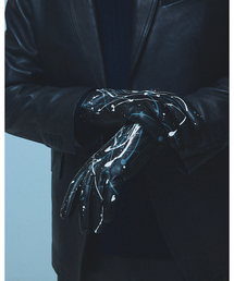 5351POUR LES HOMMES｜5351プール オムの手袋（ブラック/黒色系・5本指