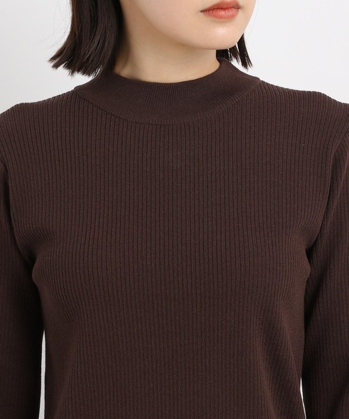 Andemiu（アンデミュウ）の「ソデレースニット603820（ニット/セーター・レディース・アイボリー/ブラック/ブルー/ブラウン/ライトグレー・FREE）」の14枚目の写真