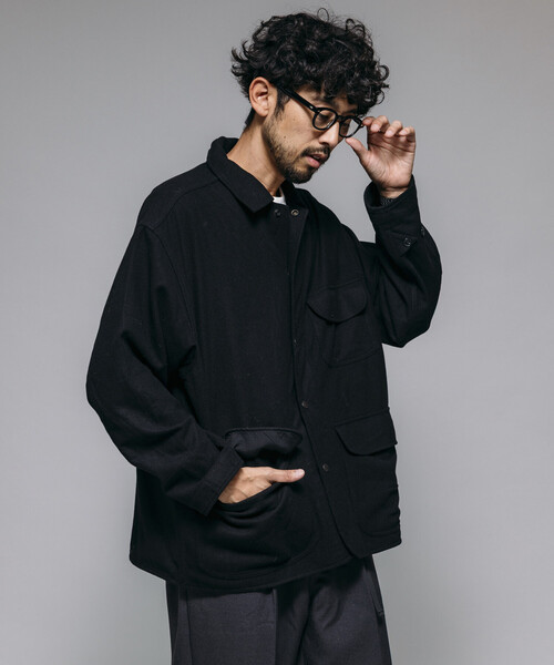 セール】HINSON/ヒンソン ウールハンティングジャケット/カバーオール