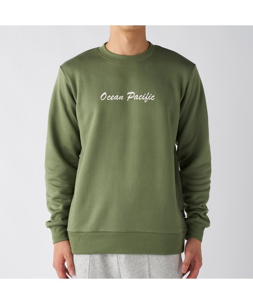 Ocean Pacific（オーシャンパシフィック）の「Ocean Pacific オーシャンパシフィック 軽量 裏起毛 クルーネック スウェット トレーナー（スウェット・メンズ・杢グレー/グリーン/ネイビー・M/LL/L）」の21枚目の写真