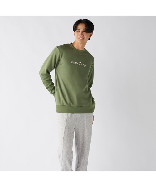 Ocean Pacific（オーシャンパシフィック）の「Ocean Pacific オーシャンパシフィック 軽量 裏起毛 クルーネック スウェット トレーナー（スウェット・メンズ・杢グレー/グリーン/ネイビー・M/LL/L）」の17枚目の写真