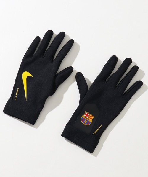 NIKE(ナイキ)の「【NIKE/ナイキ 】×【FCバルセロナ】FCB NIKE ACADEMY THERMA-FIT/アカデミー グローブ(手袋・メンズ・ブラック・S/M/L)」の2枚目の写真